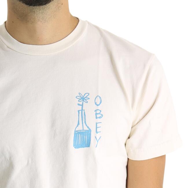 T-SHIRT FLOWER DOODLE OBEY - Mad Fashion | img vers.650x/